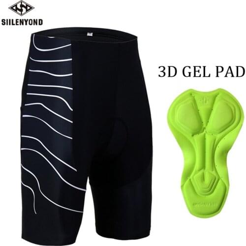 Cycling Shorts 3D Gel Pad Mens Underpants Mountain Bike Shorts Bicycle Padded Underwear for Bicycle Biker Short