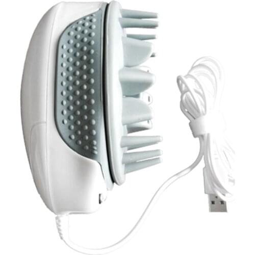 Waterproof Electric Hair Scalp Massager Shampoo Brush Vibrating Head Scrubber