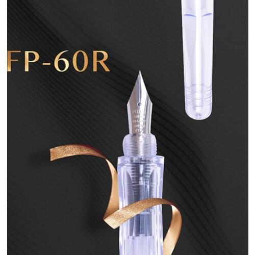 Japan PILOT Chaise Pen FP-60R Upgrade Version FP-60R Calligraphy Pen Long Pen Sketch Pen Color Ink Transparent Pen