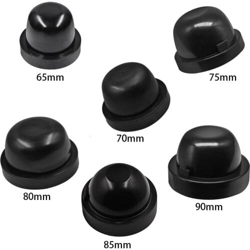 YUNPICAR 65MM 70MM 75MM 80MM 85MM 90MM Rubber Housing Seal Caps for LED Headlight Aftermarket Conversion Retrofit 2PCS