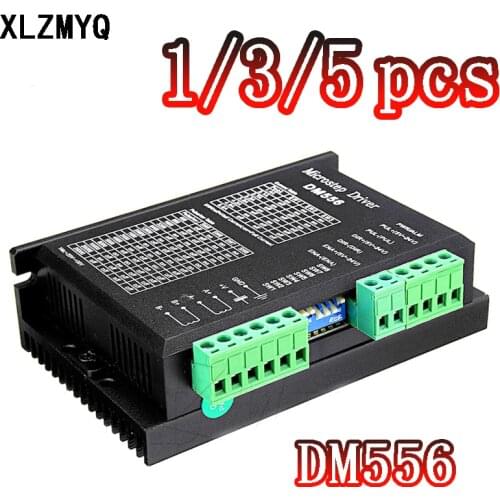 1/3/5pcs DM556 Digital Stepper motor driver 2 phase 5.6A DC24V-50V for stepper motor NEMA23 34 57 86 Stepper Motor Controller