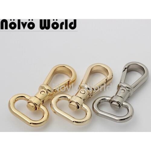 10-50 pieces 2 colors 20mm 3/4'' brush antique metal snap hook buckles for shoulder bag snap hook clips chains bag accessories