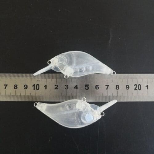 10pcs Unpainted fishing lure blank Crank bait 60MM 11G lure body S041