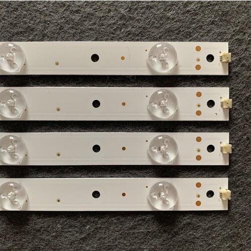 100% New 4pcs/Kit LED strips for TCL 40 TV F40B3803 L40R640CTE LVF400CMDX E2 V2 MS395D10-ZC14F-01 303MS395031