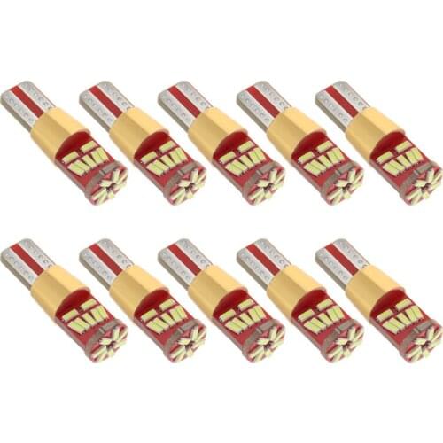 10xT10 4014 21LED Door Lights Side Marker light Bulb License Plate Light Canbus No Error Free Side Light 194 168 W5W Nonpolar