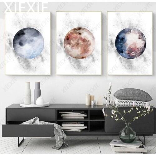 Abstract Graffiti Planet Poster Modern Rendering Canvas Painting Art Elegant Wallpaper Craft Decoration Home Print Picture