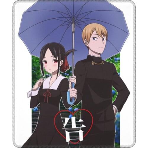 Anime Kaguya-sama Love Is War Vaporwave 90s Mouse Pad Shinomiya Kaguya Antislip Mat Pads Rubber Gamer Computer Laptop Pad