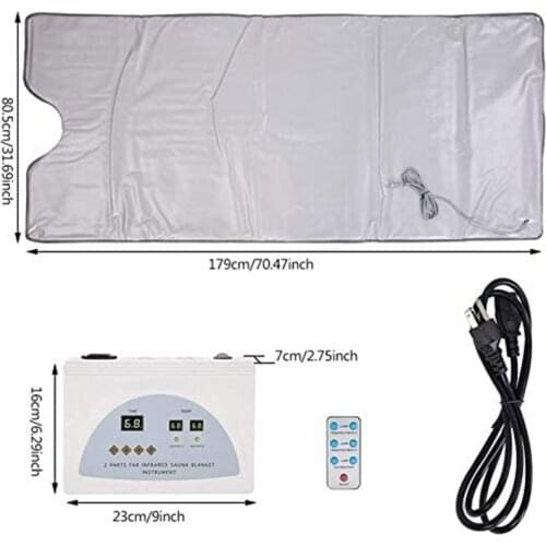 Anti Ageing Beauty Machine Body Fitness Machine Sliver Sauna Blanket Sliming Electric Blankets Weight Loss Detox Therapy Tool