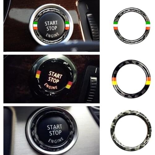 For BMW E90 E92 E93 for BMW 3 Series for BMW E89 Z4 Auto Engine Start Stop Circle Ring Covers Stickers Car Styling Accessories