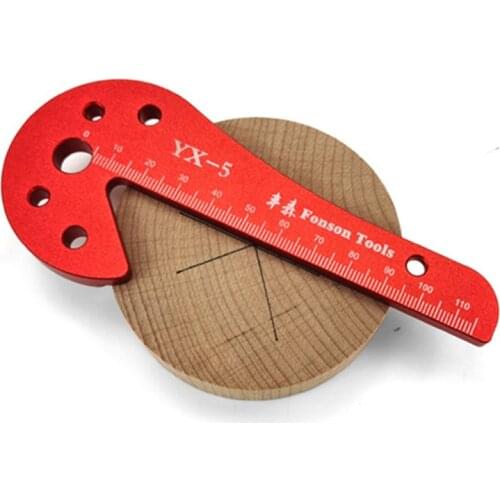 Woodworking Center Scriber Square Center Scriber Measuring Ruler 45/90 degree Right Angle Scribing Gauge Carpenter Tool