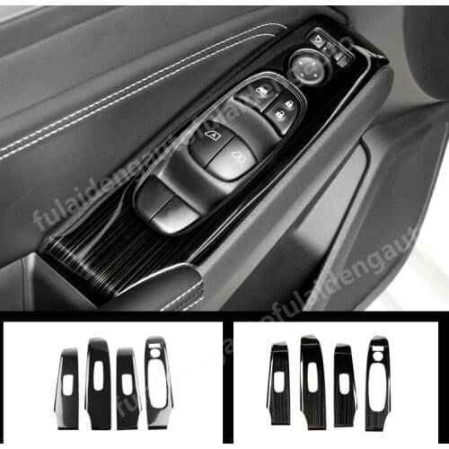For Nissan Teana Altima 2019-2020 Black Titanium Interior Window Lift Switch Button Panel Trim Car Styling Accessories