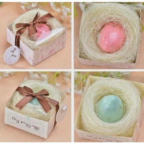 Two color for choose Scented Bride Egg Soap Wedding Favor Gifts Baby Shower Favors for Party supplies