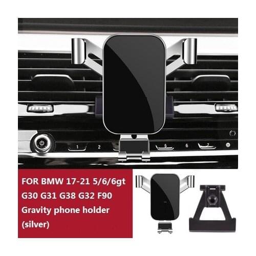 Mobile Phone Holder For BMW F30 F31 F35 F33 F11 F18 G30 Air Vent Mount Bracket GPS Phone Holder Clip Stand in Car Accessories