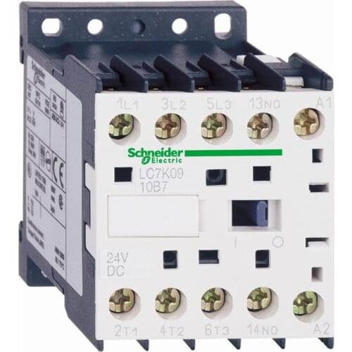 LC1K0610F7 LC7K0610F7 TeSys K contactor - 3P - AC-3 = 440 V 6 A - 1 NO aux. - 110 V AC coil