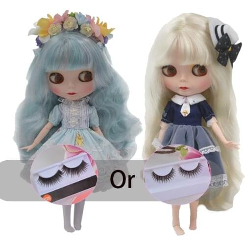 Blyth Doll Nude, 1/6 BJD Doll Joint Body Sending with A Beautuful Eyelashes