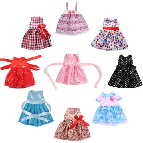 Doll clothes Skirt Dress For 18 Inch American&43Cm Baby New Born Doll Our Generation , For Baby Birthday Festival Gifts