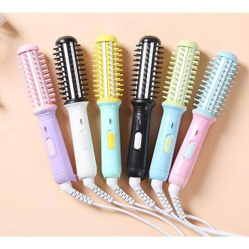 100pcs At Fashion Mini curling iron electric small Hair straightening curling iron set Cute Flat Irons Travel hair tools