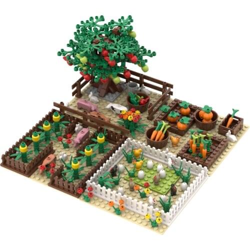 [MOC Hub] Farm Chicken House Compatible Major Brand Toys Building Block Classic Collections Assembled Brick Handmade Design
