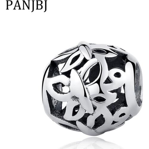 New Authentic 100% 925 Sterling Silver Beads Charm Hollow Butterfly Charms Fit Bracelets Necklace Women Diy Jewelry