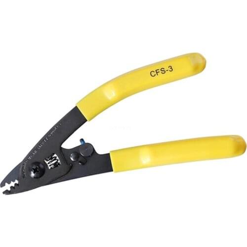 OOTDTY Optical Fiber Optic Stripper FTTH Cable Sheath Peeling Wire Striping Plier Steel Wire Miller Clamp Tool