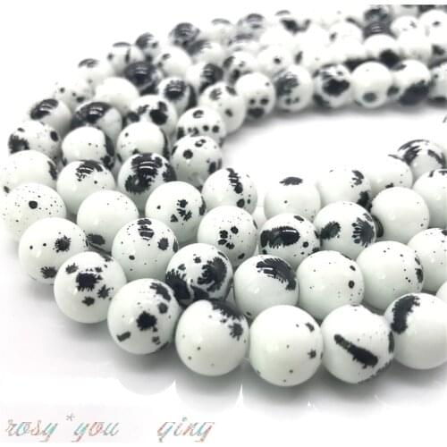 Wholesale 16 Colors Spider Web Pattern Glass Beads Space Jewelry Wholesale Beads DIY Bracelet Necklace Jewelry #05