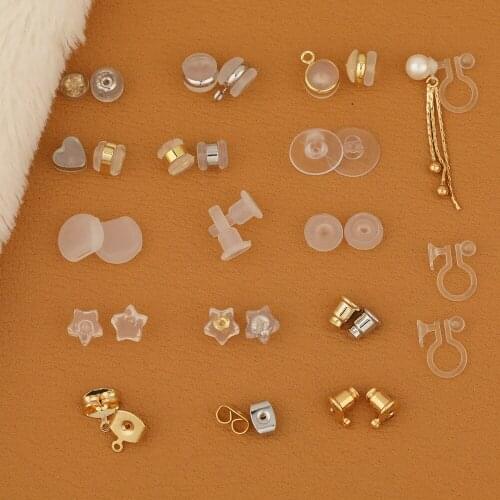 HAOSAW Basic Accessories/Genuine Gold Plating/Earring Back/Hand Made/Cooper Materials/DIY Making/Jewelry Findings & Components