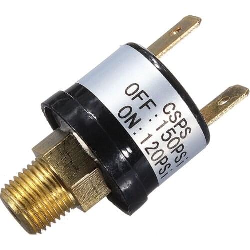 Air Compressor Tank Pressure Switch 120 Psi On-150 Psi Off Air Ride Suspension Durable Auto Largely Applicable Car Parts