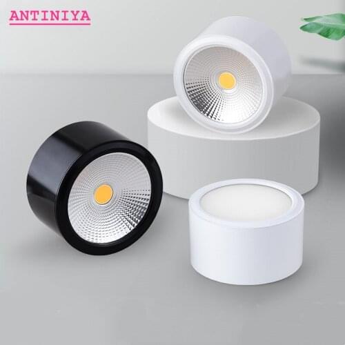 4 types Dimmable Surface Mounted Downlight Ceiling light 7W9W12W15W18W AC85-265V COB down light Led Spot light indoor lighting