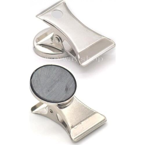 Spring Clip Magnetic Refrigerator Wall Paper Memo Message Note Photo Recipes 2 10 PCS