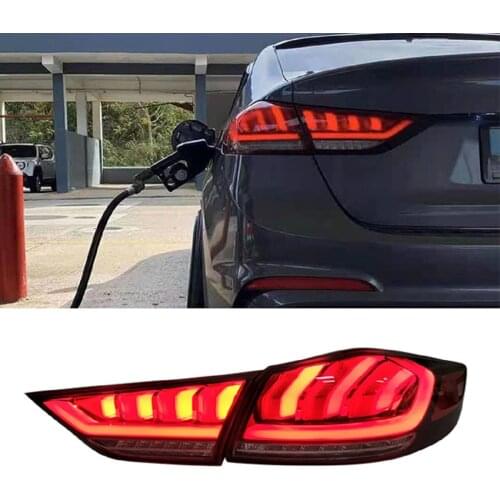 LED Tail Lights for Hyundai Elantra 2015-2018 TT-ABC DRL Car Taillight Assembly Signal Auto Accessories Lamp