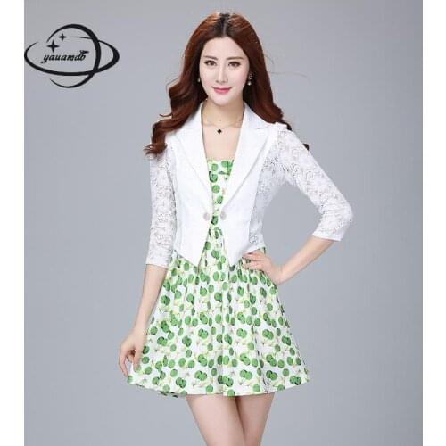 Yauamdb Women Blazer Spring Autumn Xs-3xl Female Blazer Solid Pocket Single Breasted Ladies Lace Slim Jacket Short Coat Ly51