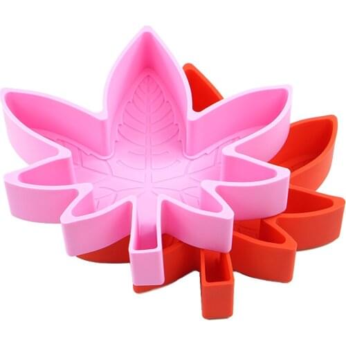 1PC leaf Shaped Silicone Mold Chocolate Baking Mold Cake Decorating kitchen Bread Pastry Tool Pizza Pan DIY wedding party