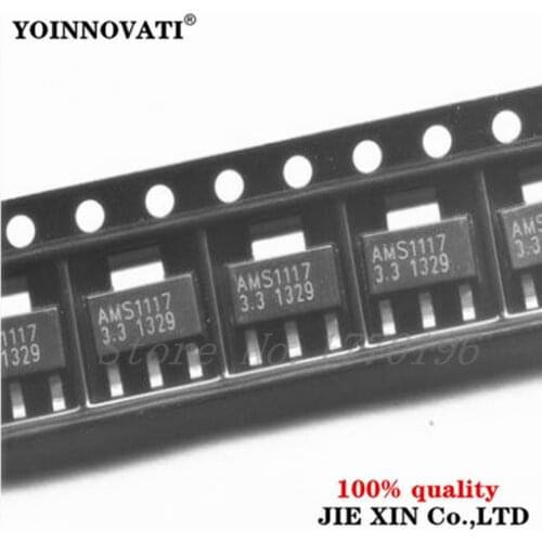 100pcs/lot AMS1117-3.3V AMS1117-3.3 AMS1117 1117 3.3V 1A IC Best quality