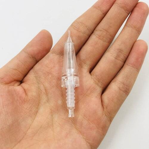 100pcs Disposable 1RL Membrane Tattoo Needles Cartridges Permanent Makeup Microblading Eyebrow Shading for Wireless Pen