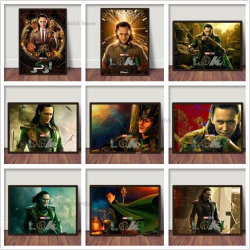 5d Diy Diamond Painting Marvel New Movie Loki Poster Popular Diamond Mosaic Embroidery Cross Stitch Full Drill Home Decor Gift