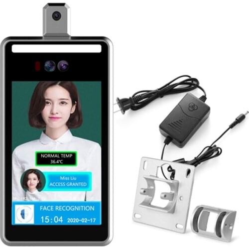 8 Inch Smart Face Recognition Acces Control Camera Face Recognition Temperature