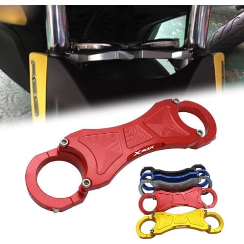 New for XMAX Front Fork Suspension Shock Absorber Balance Bracket Bar XMAX 250 300 400 2018 2019 2020 Motorcycle Parts XMax Logo