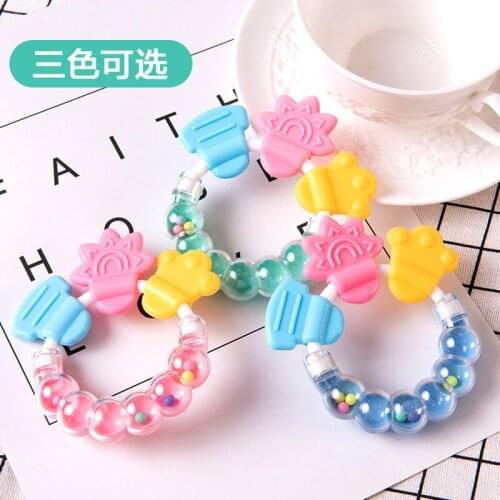 Baby biting le molar rod infant silicone tooth Teethers gum molar tooth fixation apparatus bell tooth gum beißring Baby Teether