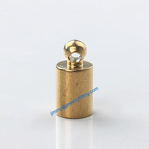 Jewelry findings Metal End caps for laether cord; crimp end cap; chain end caps 5*10mm 2000pcs