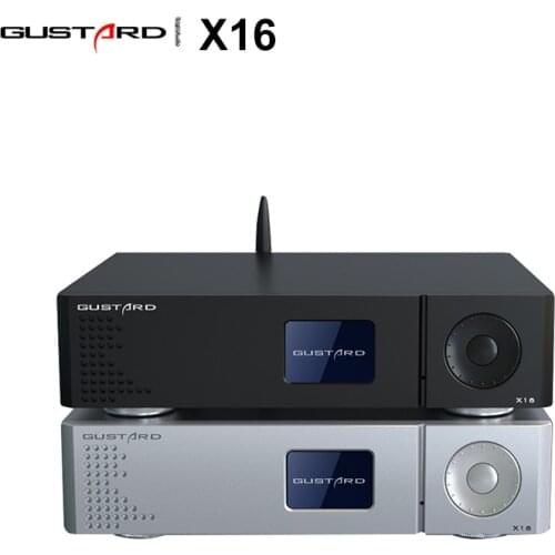 GUSTARD DAC X16 Dual ES9068AS Bluetooth 5.0 Native Balanced DAC Decoder XMOS PCM768K DSD512 MQA Femtosecond Crystal Oscillator