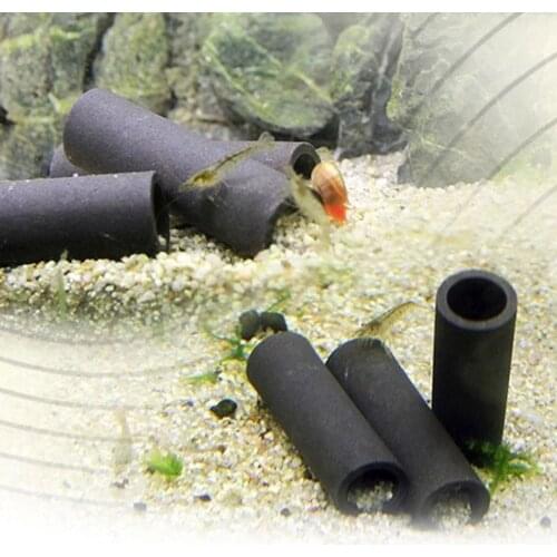 Hot Sale new 1pcs Ceramic Aquarium Shelter Hiding Breeding Cave Shelter Tube 4.8cmx1.5cm For Aquarium Tank Fish Shrimp Spawn