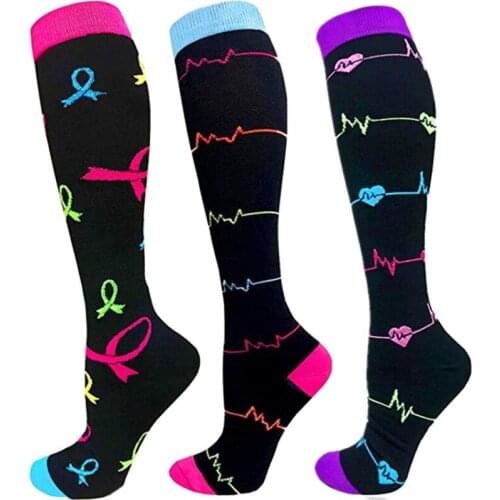 Men Women Compression Socks For Relieve Muscle Fatigue Maternity Swelling 20-30mmhg Best Gift For Nursing For The Old, Diabetes