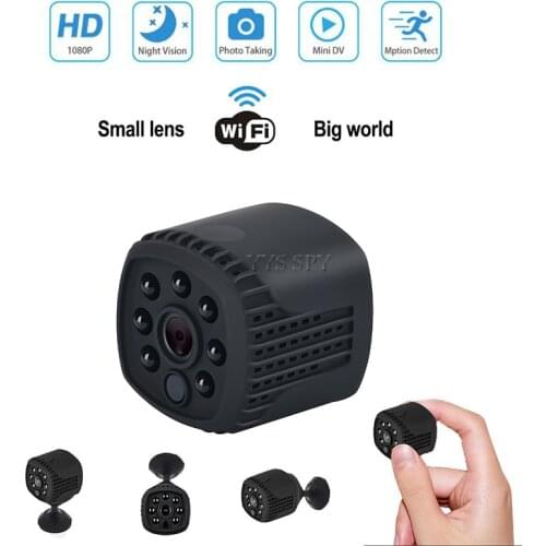 New Wifi Mini Camera HD 1080P Home Security IP Camara Night Vision Action Wireless Small Video Camcorder Espia Micro Cam Kamera