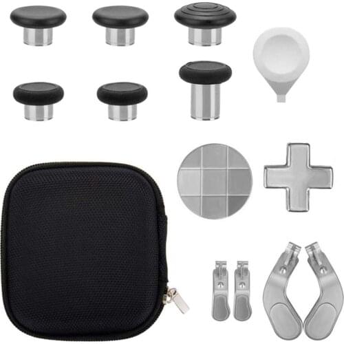 14 Pieces For-Xbox One Elite Elite Handle 2nd Generation Button Accessory Set Rocker Cross Key Puller Replacement Buttons Game