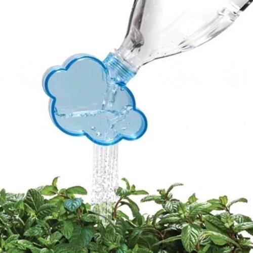 New 1PC Creative Waterer Sprinkler Cloud Shower Garden Spray Plant Garden Watering Nozzle Tool Used In Most Bottles Dropshipping