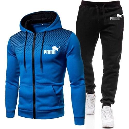 2021 New Autumn And Winter Mens Sports Suit Jogging Fitness Hoodie Fashion Mens Casual Suit Hooded Top Pants 2-piece Suit