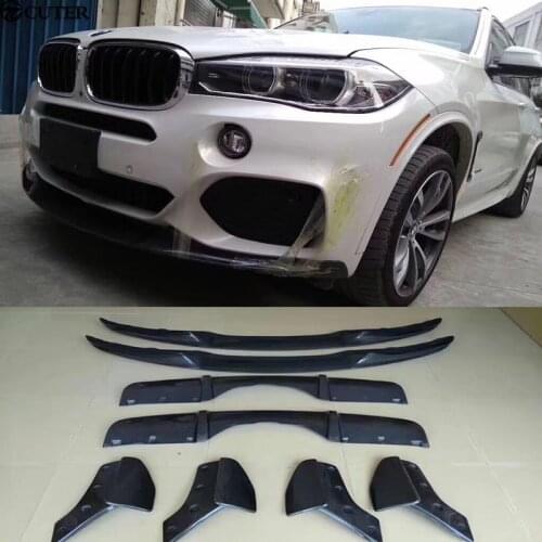 F15 X5 Carbon Fiber front lip rear diffuser Rear Bumper Aprons Side Splitter for BMW F15 X5 M PERFORMANCE Bumper 2014-2015
