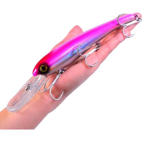 PROBEROS Fishing lure 41g/20cm Fishing Bait 10 color Fishing Tackle With 2/0 # Hook Big Baits