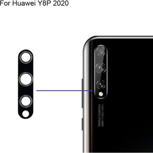 High quality For Huawei Y8P 2020 Back Rear Camera Glass Lens test good For Huawei Y 8P 2020 Replacement Parts