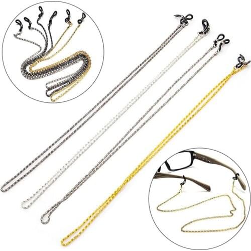Women Sunglasse Link Chain Solid Necklace Eyeglasses Reading Glasses Chain Cord Holder Anti-skid Glasses Chains Wholesale